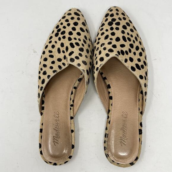 MADEWELL Remi Mule Sand Dune Spotted Multi Remi Slip On Mules Womens Size 6.5 - Picture 7 of 11